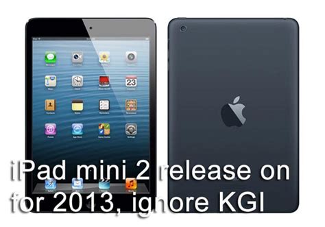 ipad mini  release   ignore kgi phonesreviews uk mobiles