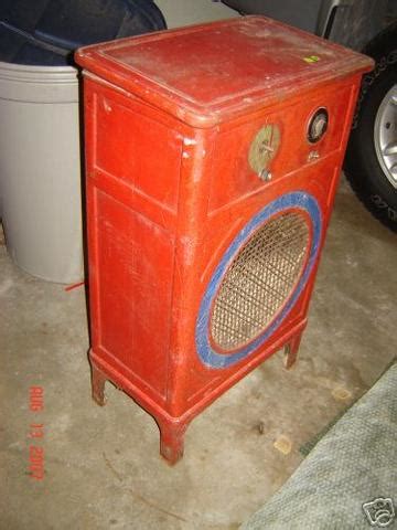 atwater kent  model  antique radio  stove