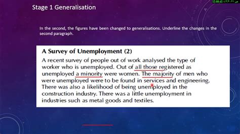 academic writing skills part unit  generalisation qualification