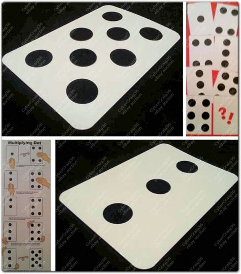 multiplying domino dots hoppin spots pips whats  dubious domino magic trick ebay