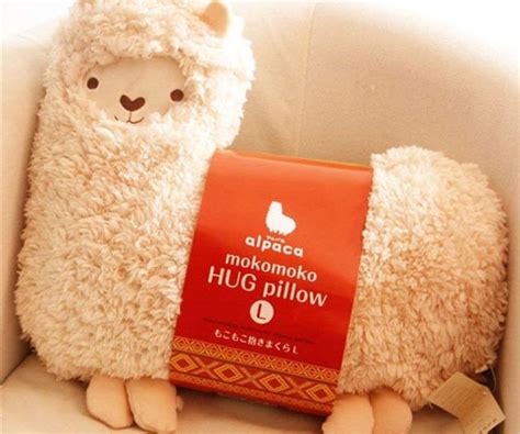 alpaca hug pillow    snuggle buddies   wont find