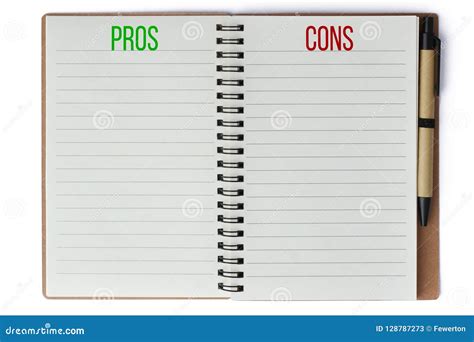 pros  cons text words written  notepad     side  empty pages  text