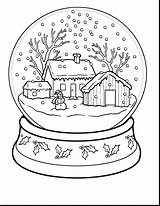 Winter Coloring Pages Landscape Snow Getcolorings Affordable Scene Printable sketch template