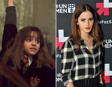 Hermione Granger Played By Emma Watson Harry Potter Stars Then And Now