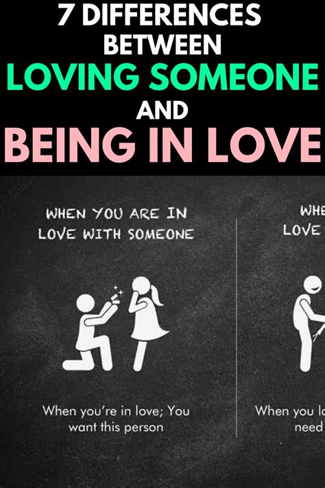 differences  loving     love