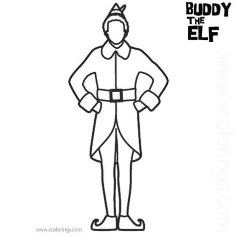 buddy  elf coloring pages   print xcoloringscom