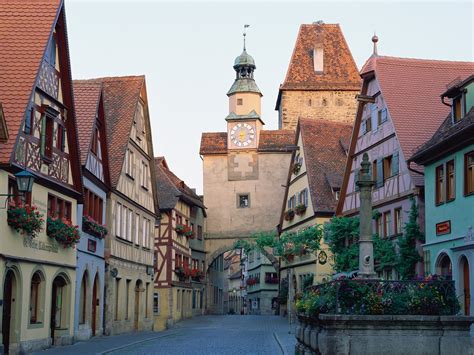 rothenburg ob der tauber beautiful town travel  tourism
