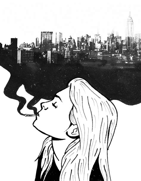 Smoking City Smoking Draw City Logo Anime To Draw Sketches
