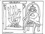 Király Cyanus Centaurea Coloring Illustration Story Tábla Kiválasztása Shivery King sketch template