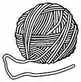 Yarn Wolle Laine Handarbete String Fil Clipartmag Lineart Bolletje Wol Gratuites Verstrickt Wollige Machenschaften sketch template
