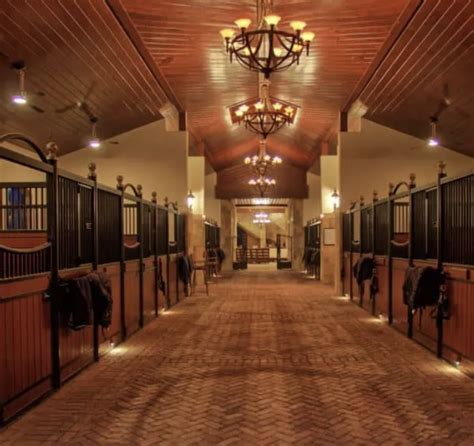 beautiful horse stables