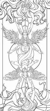 Pages Critical Role Colouring Coloring Fan Machina Vox Demons Raven Queen Dragons Dungeons Angels Breaking Heart Books sketch template