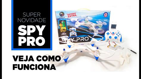 drone quadricoptero spy pro da polibrinq youtube