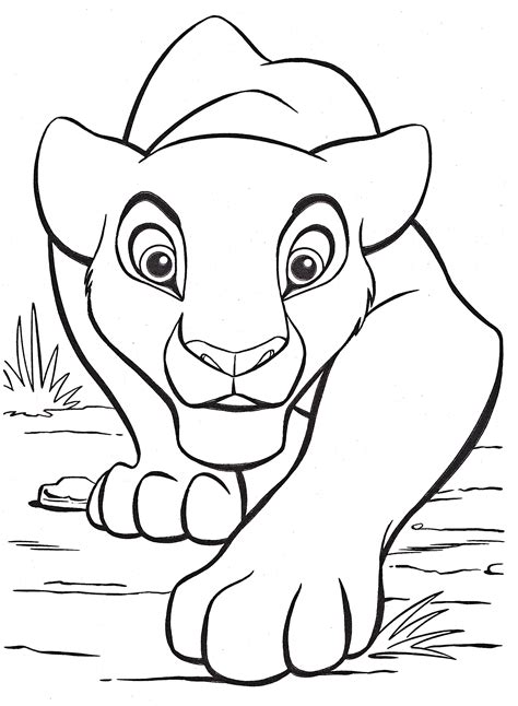 lion king coloring pages kovu  getdrawings