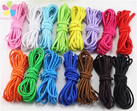 mm elastic nylon cords jewelry string ropes crafts colors  picture