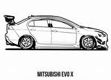 Mitsubishi sketch template
