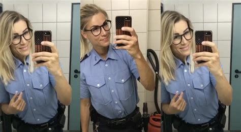 World S Sexiest Policewoman Officer Strips To Bikini For