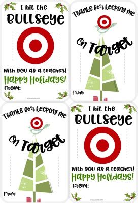 holiday target giftcard printables   kid