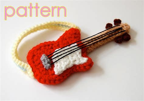 crochet pattern guitar