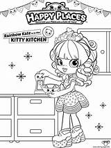 Shopkins Coloring Pages Places Happy Shoppies Printable Rainbow Wild Style Shopkin Sheets Print Kleurplaten Kate Color Birthday Colouring Handbag Info sketch template