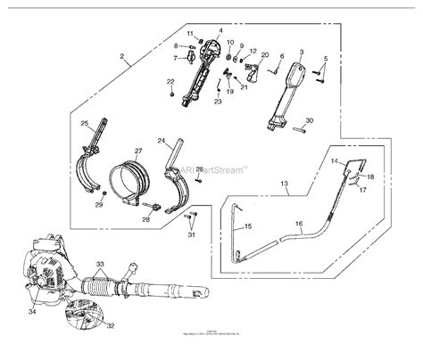 red max ebzrh snand    parts diagram  handle controls