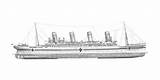 Britannic Titanic Hmhs sketch template