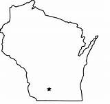 Wisconsin Outline State Clipart Wi Clip Map Cliparts Blank Clipartbest Magnet Library Use Panda sketch template