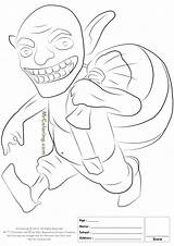 Clans Goblin Royale Colorante Skizze Skizzen sketch template