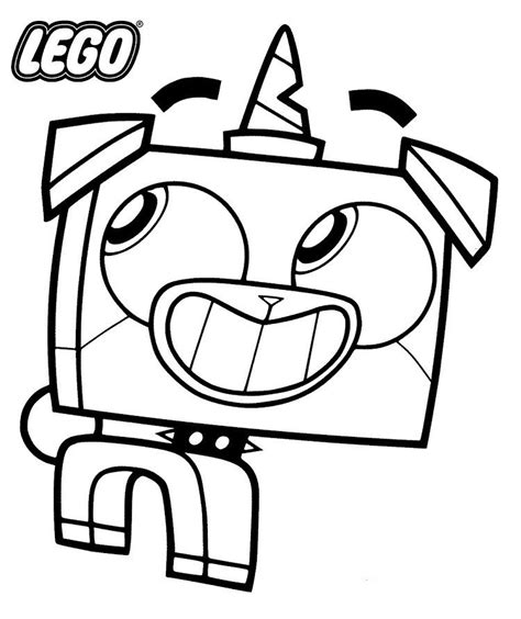happy unikitty coloring page  printable coloring pages  kids