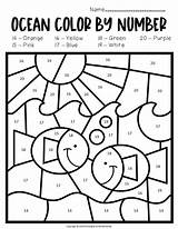 Ocean Preschool sketch template