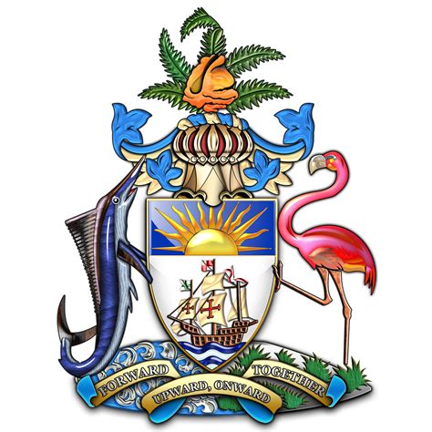 bahamas bahamas coat  arms png picpng