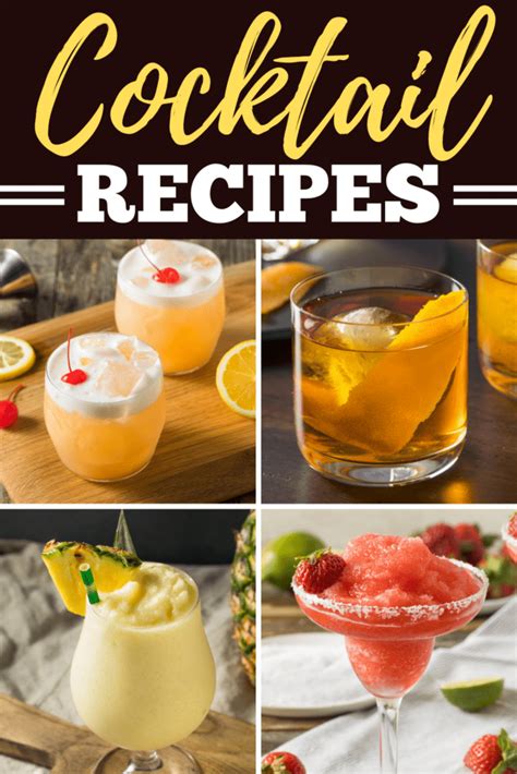 easy cocktail recipes mixed drinks   insanely good