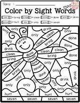 Sight Words Coloring Word Teacherspayteachers Vowel Packet Vocabulary sketch template