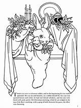 Coloring Rabbit Velveteen Christmas Pages Colors Complete Story Doverpublications Book sketch template