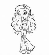 Coloring Pages Bratz Dolls Develop Recognition Ages Creativity Skills Focus Motor Way Fun Color Kids sketch template