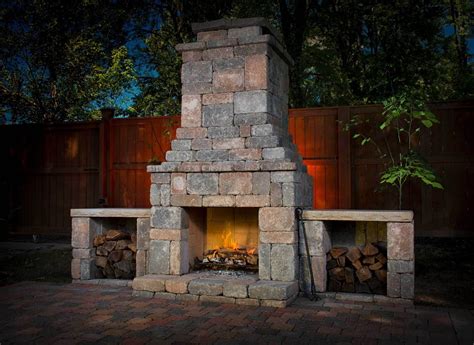 diy outdoor fireplace kit fremont  hardscaping cheap  easy fireplace kits outdoor
