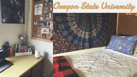 Dorm Tour Oregon State University Bloss Double 🌿 Youtube