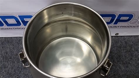 gallon stainless steel pail  sanitary bottom