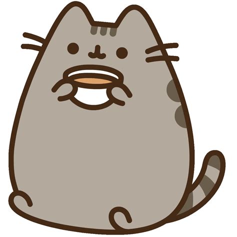 pusheen  cat logo