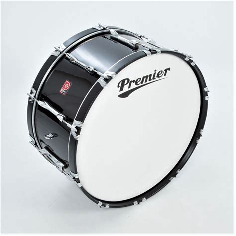 reduced  clear premier    traditional series bass drums finished  black