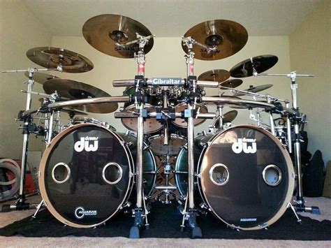 beautiful drum kits double bass drum set dw drums