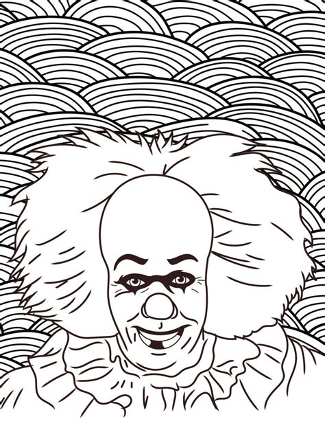 printable horror  coloring pages horrorfix