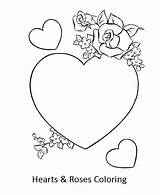 Coloring Pages Valentine Roses Cards Hearts Printable Valentines Beautiful Color Print Quotes Cartoon Heart Books Quotesgram Parchment Holidays Borders Kids sketch template