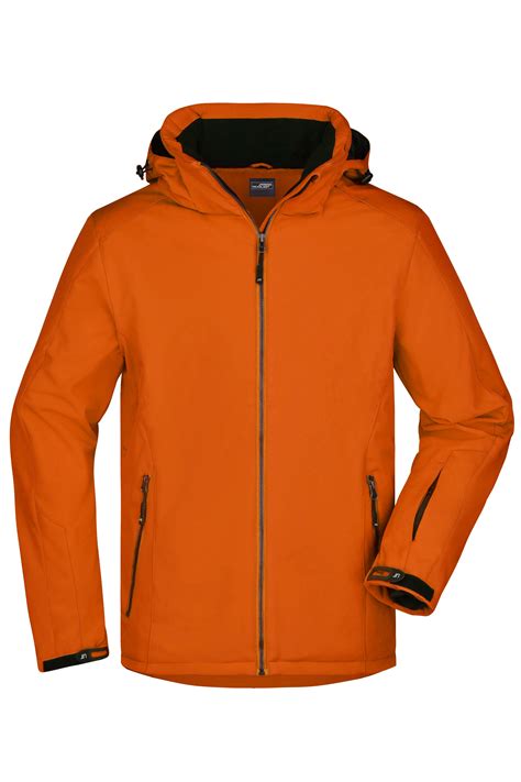 Herren Mens Wintersport Jacket Dark Orange Daiber