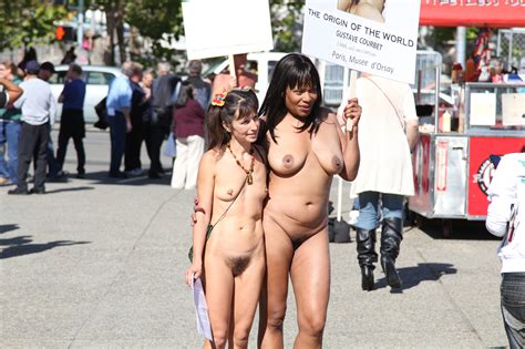 protest 009 porn pic from black woman protesting naked in public sex image gallery