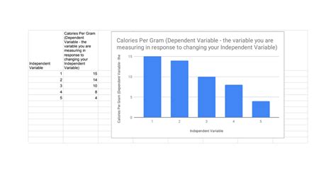 template  science fair chartgraph google sheets