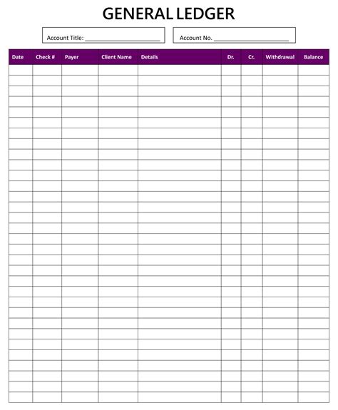 printable ledger sheet printable blank world