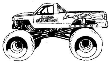 kids  funcom  coloring pages  monster trucks