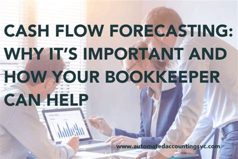 cash flow forecasting   important    bookkeeper