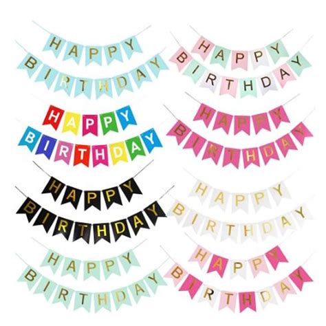 happy birthday banner    balloon accessories manufacturer
